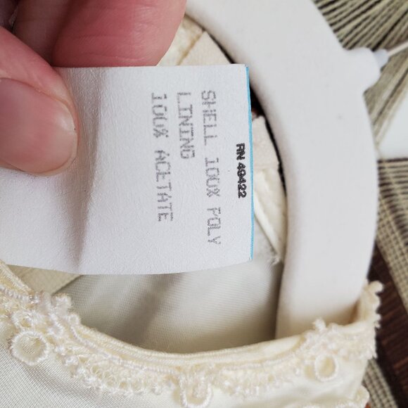 Gunne Sax by Jessica McClintock vintage lace girls dress - Picture 5 of 10